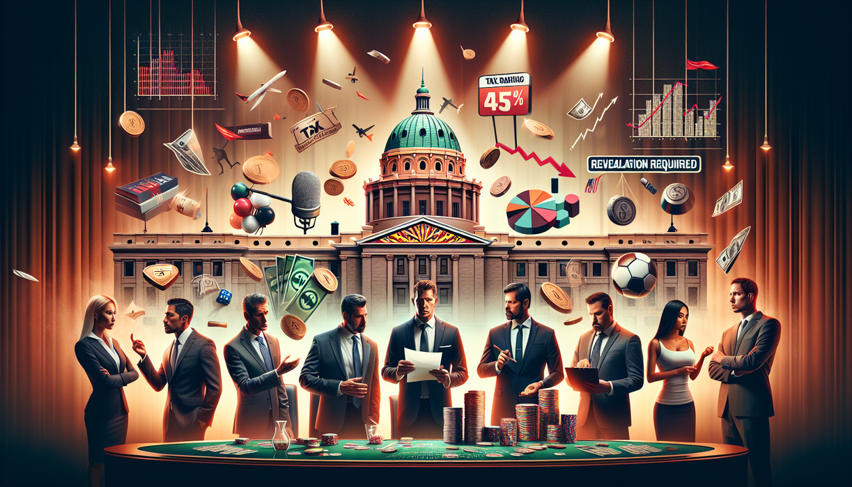 **alt_text**: "Infografis: Pajak 45% atas taruhan olahraga di Arizona mengejutkan banyak pihak."