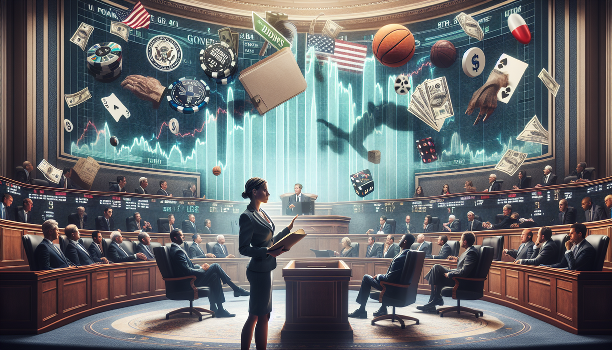 alt_text: "Ilustrasi persaingan baru dalam pasar prediksi hasil olahraga."