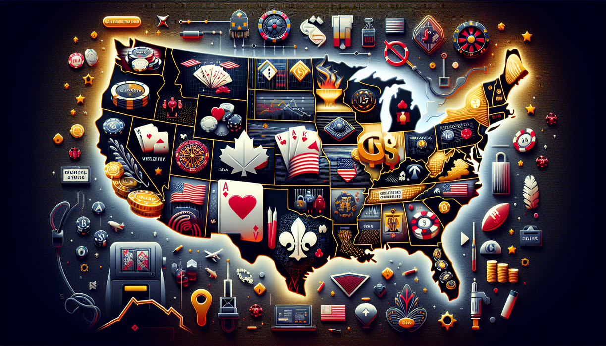 "alt_text": "Peta menunjukkan perubahan regulasi terkait perjudian, dari iGaming hingga pelarangan."