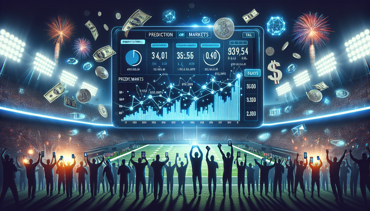 alt_text: Prediksi pasar taruhan menjelang Super Bowl menampilkan tren dan peluang terkini.