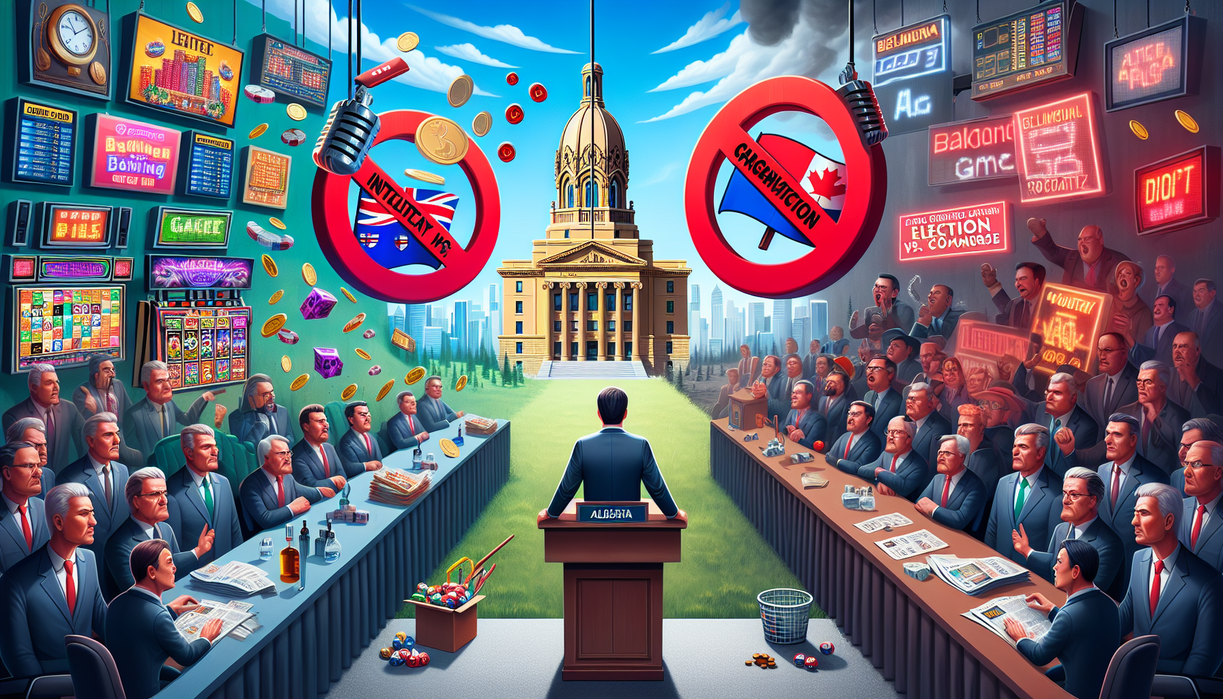 alt_text: "Larangan judi politik di Alberta tetap berlaku, menegaskan ilegalitas taruhan pemilu."