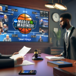 Output: "alt_text" NCAA menggugat DraftKings terkait pelanggaran hak merek dagang March Madness.