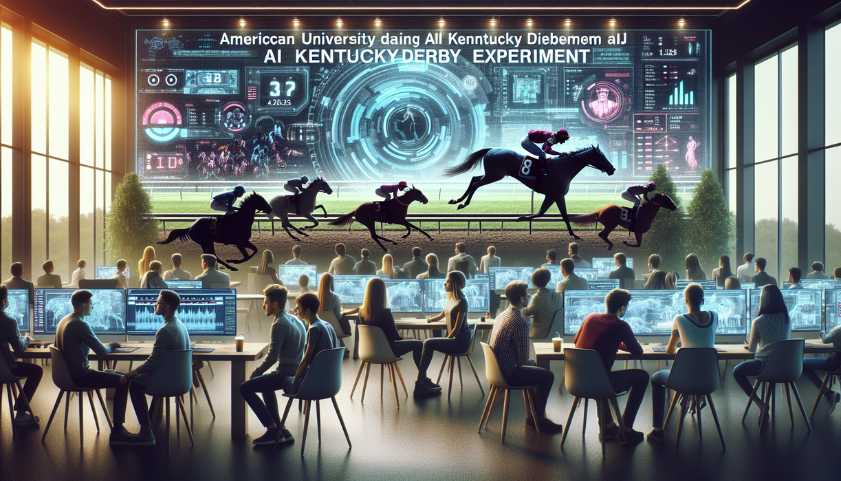 alt_text: Eksperimen Universitas Amerika AI tentang Analisis Kentucky Derby.